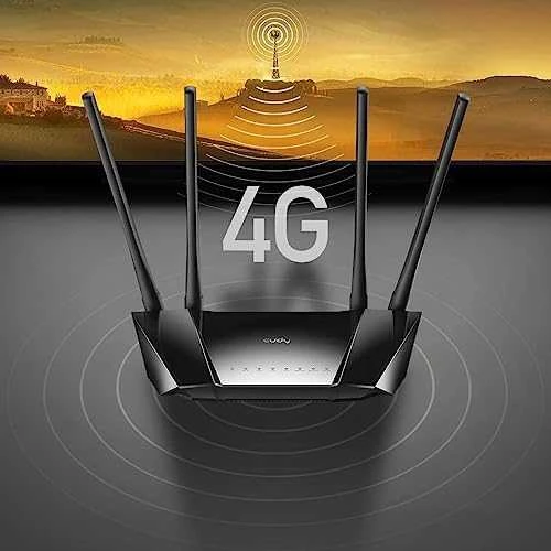 Maršrutizatorius PRIEIGOS TAŠKAS 4G LTE +ROUTER CUDY-LT400 2.4 GHz, 5 GHz, 300 Mbps