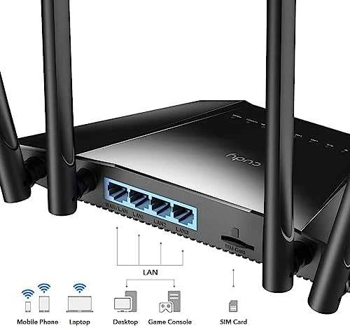 Maršrutizatorius PRIEIGOS TAŠKAS 4G LTE +ROUTER CUDY-LT400 2.4 GHz, 5 GHz, 300 Mbps