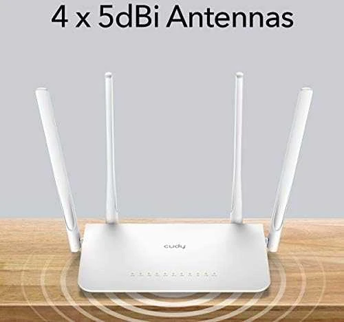 Belaidis Maršrutizatorius - Cudy WR1300 Dviejų Juostų Gigabit Ethernet Baltas