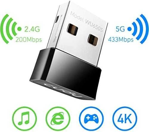 Tinklo Plokštė - Cudy WU650 WLAN 433 Mbit/s