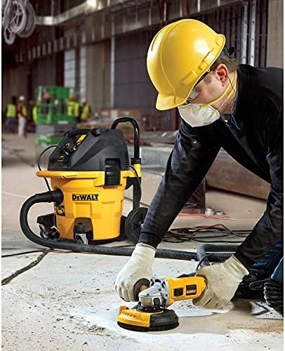 Apsauginis gaubtas su dulkių nusiurbimu kampiniams šlifuokliams DeWalt DWE46150