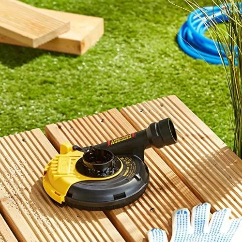 Apsauginis gaubtas su dulkių nusiurbimu kampiniams šlifuokliams DeWalt DWE46150