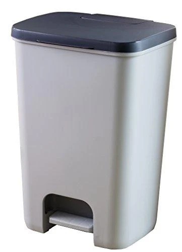 Šiukšliadėžė Curver Essentials, pilka, 40 l, 55 cm x 37.5 cm