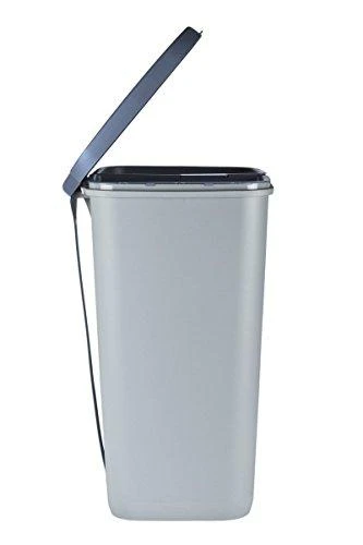 Šiukšliadėžė Curver Essentials, pilka, 40 l, 55 cm x 37.5 cm