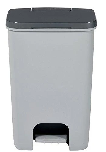Šiukšliadėžė Curver Essentials, pilka, 40 l, 55 cm x 37.5 cm