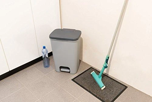 Šiukšliadėžė Curver Essentials, pilka, 40 l, 55 cm x 37.5 cm