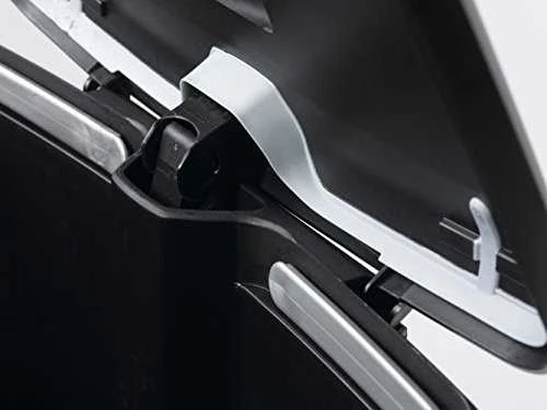 Šiukšlių dėžė. su Curver Kitchen pedalu sidabru