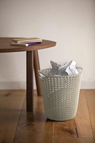 Keter CURVER ŠIUKŠLIŲ DĖŽĖ POPIERIUI KNIT 7L / KREMINĖ