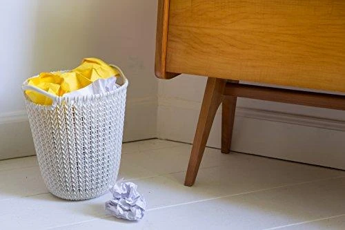 Keter CURVER ŠIUKŠLIŲ DĖŽĖ POPIERIUI KNIT 7L / KREMINĖ