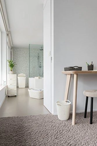 Keter CURVER ŠIUKŠLIŲ DĖŽĖ POPIERIUI KNIT 7L / KREMINĖ