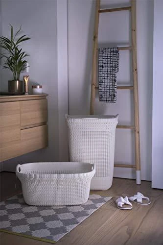 Curver SKALBINIŲ DĖŽĖ „KNIT“ (57 l; 228391; BALTA)