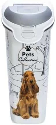 Curver Kreivė | Pet Life šunų ėdalo konteineris, 10 kg | Baltas