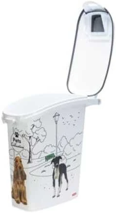 Curver Kreivė | Pet Life šunų ėdalo konteineris, 10 kg | Baltas