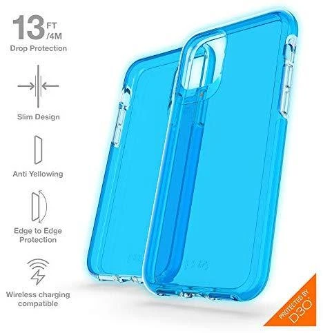 Dėklas Gear4 D3O Crystal Palace Neon iPhone 11 Pro mėlyna/mėlynas 36605