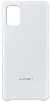 PA515TWE Silikoninis dėklas skirtas Samsung Galaxy A51 (Baltas)