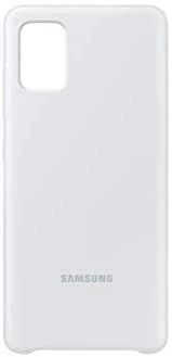 PA515TWE Silikoninis dėklas skirtas Samsung Galaxy A51 (Baltas)