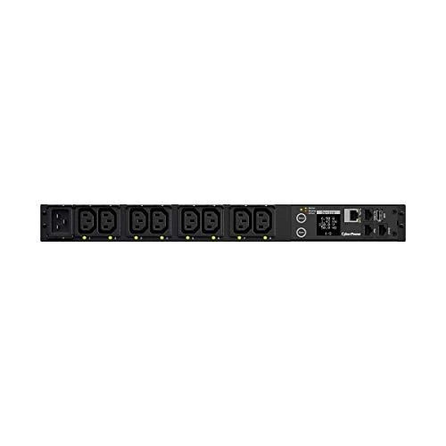 CYBERPOWER komutuojamas PDU41005230V/20A 1U 8x IEC-320 išėjimo tinklo jungtis PowerPanel Center programinė įranga