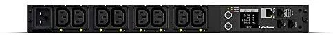 CYBERPOWER komutuojamas PDU41005230V/20A 1U 8x IEC-320 išėjimo tinklo jungtis PowerPanel Center programinė įranga