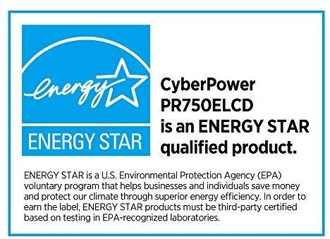CyberPower Cyber Power UPS PR750ELCD 675W bokštas (IEC C13)