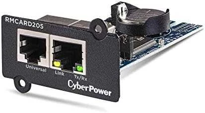 CYBERPOWER RMCARD205 tinklo plokštė, skirta SNMP SLOT, suderinamai su OR ir PR serijos dviejų jungčių tinklu ir aplinkos jutikliu