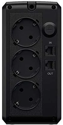CYBERPOWER UT850EG Line-Interactive 850VA LED AVR USB HID suderinama Output 3 Schuko juodas