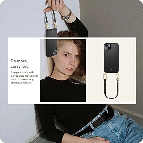 Dėklas Spigen Cyrill Classic Charm MagSafe, juodas - iPhone 14