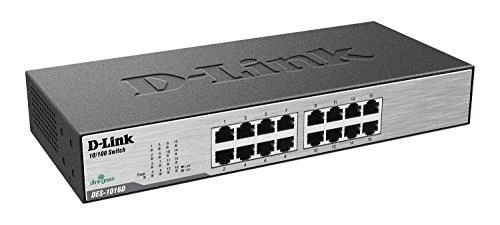 Šakotuvas D-Link DLINK 16xRJ45 10/100 nevaldomas 16 prievadų jungiklis 2 MB 100 MB, galima integruoti