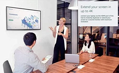D-Link DUB-M810 knyginių kompiuterių dokas / jungčių replikatorius Vielinis Thunderbolt 3 Sidabras