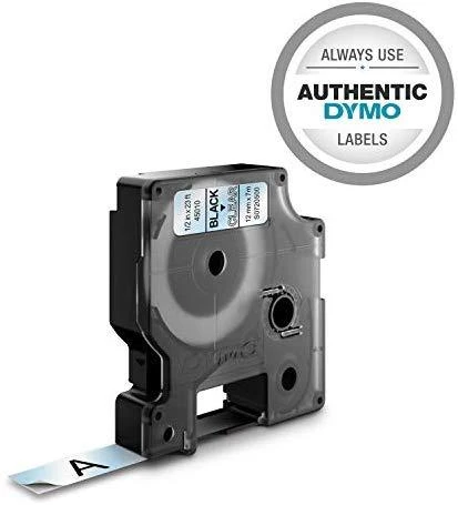 Juostelė DYMO D1 12mm x 7m, vinilinė, juoda ant permatomo / S0720500 45010