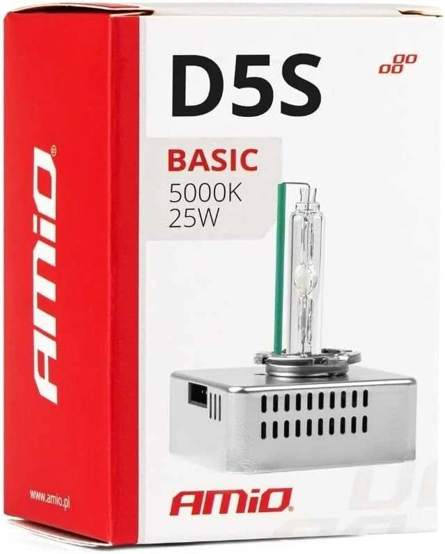 Ksenono lemputė D5S 35W 5000K BASIC AMIO-02941