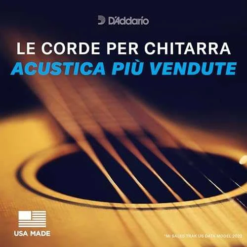 Stygos akustinei gitarai D'Addario EJ16 .012