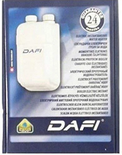 Dafi Elektrinis momentinis vandens šildytuvas 5,5 kW 230 V - po kriaukle, su vamzdžio jungtimi