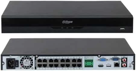 Dahua Technology Co IP įrašymo įrenginys NVR4216-16P-EI, 16kam. 4K 16MP, 2HDD, IVS, H.265, 16 PoE sąsajų