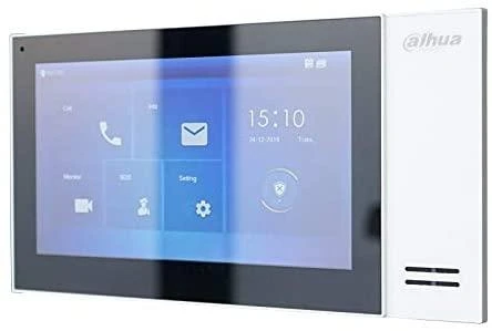 Dahua IP domofono monitorius baltas 7 colių, PoE, veikia tik SIP protokolu, baltas