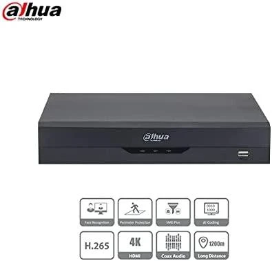 Dahua AHD, HD-CVI, HD-TVI, CVBS, TCP/IP REGISTRATORIUS XVR5104HS-4KL-I3 4 KANALŲ