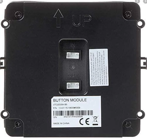 Dahua Pap. 5-mygtukų modulis VTO2000A-B5
