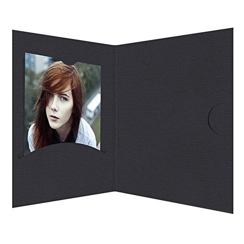 Nuotraukų rėmelis 1x100 Daiber Folders Opti-Line iki 5x7 cm juodos spalvos