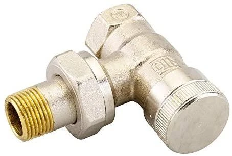 Danfoss RLV noslēgvārsts 1/2", leņķis ar noteci