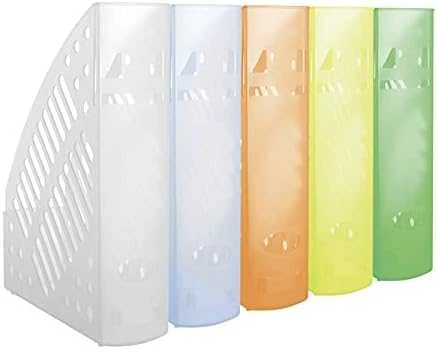 Spalvoti plastikiniai dokumentų stovai (rinkinys)