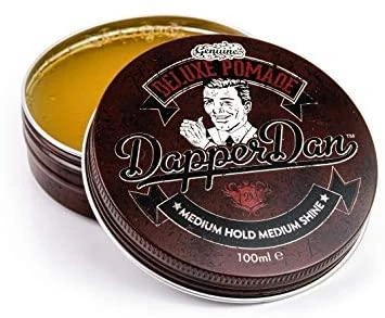 Dapper Dan Deluxe Pomade vidutinės fiksacijos ir spindesio plaukų pomada, 100 ml