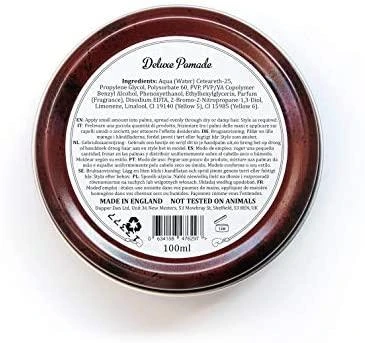 Dapper Dan Deluxe Pomade vidutinės fiksacijos ir spindesio plaukų pomada, 100 ml