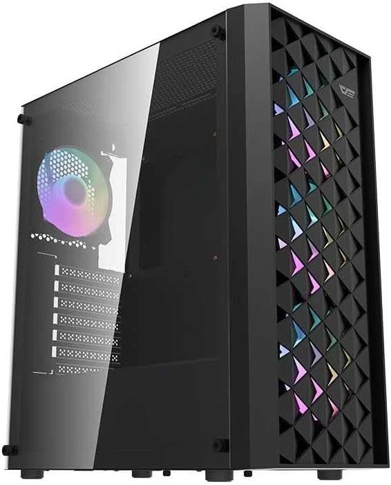 Darkflash DK351 Juodos spalvos ATX kompiuterio korpusas / Drakono formos esporto dizainas / 360 mm vandens aušinimas