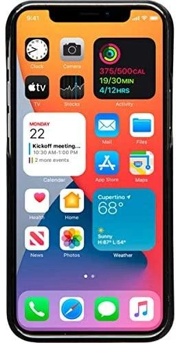 Dėklas DBRAMANTE1928 LYNGE - IPHONE 12 6.1? - Juodas