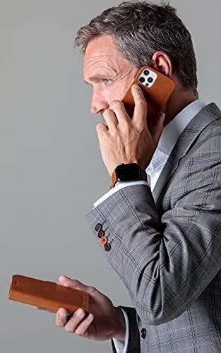 Dėklas DBRAMANTE1928 LYNGE - IPHONE 12 6.1? - TAN