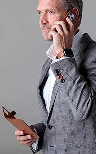 Dėklas DBRAMANTE1928 LYNGE - IPHONE 12 6.1? - TAN
