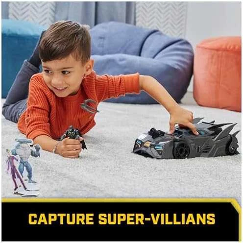 Spin Master DC Comics Rinkinys figurka Batman lalka 10 cm + Batmobile priedai