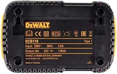 Priedų rinkinys DeWalt DCB118X3; 18/54 V; 3x9,0 Ah + pakrovėjas DCB118