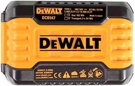 Priedų rinkinys DeWalt DCB118X3; 18/54 V; 3x9,0 Ah + pakrovėjas DCB118