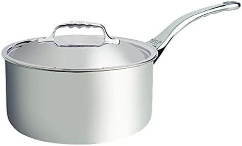 De Buyer Affinity Puodas Stainless Steel su dangteliu 16 cm