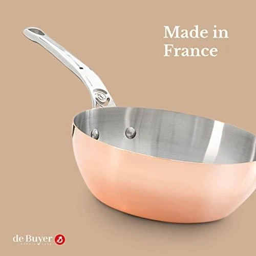 De Buyer Conical copper saucepan, 1.7 l, Prima Matera